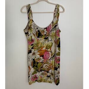 Mango Tango Floral dress size‎ large